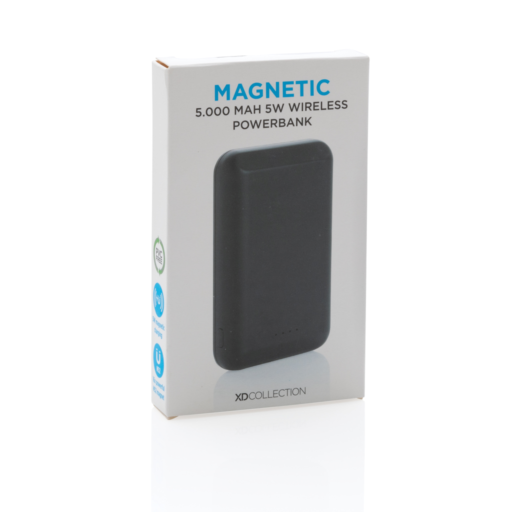 Powerbank inalámbrico 5W magnético de 5.000 mAh